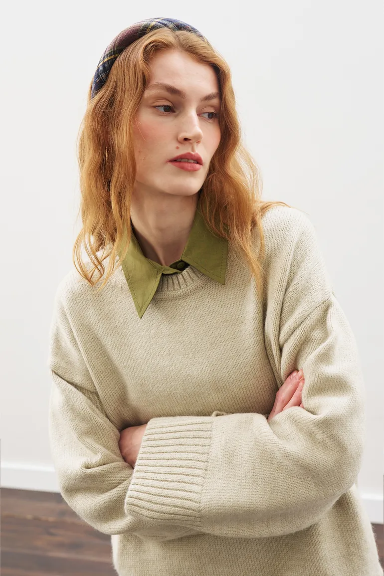 CHUNKY OVERSIZE SWEATER - 1