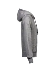 Tee Jays Womens/Ladies Hooded Sweatshirt - Heather Grey - 2