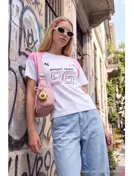 Ecru Girls' Printed T-Shirt - 6