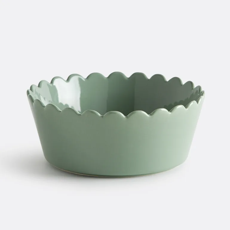 Shella Stoneware Salad Bowl - 1