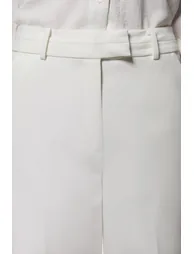 Compact Stretch Tailored Wide Leg Trouser - 2