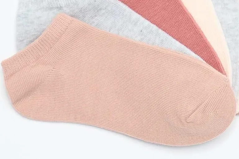 Pack of 7 invisible socks PINK - 1