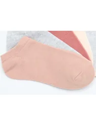 Pack of 7 invisible socks PINK - 1