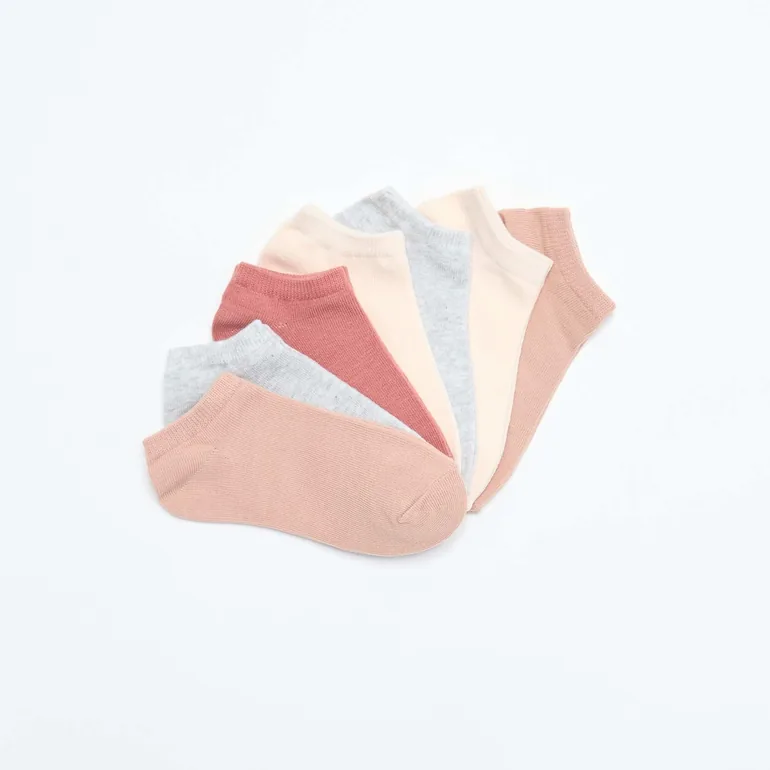 Pack of 7 invisible socks PINK - 2
