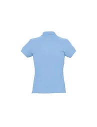 SOLS Womens/Ladies Passion Pique Short Sleeve Polo Shirt - Sky Blue - 1