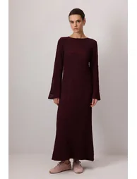 COTTON KNIT DRESS - 4