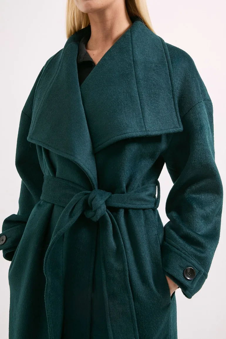 Principles by Wallis Collar Wrap Betled Coat - 1