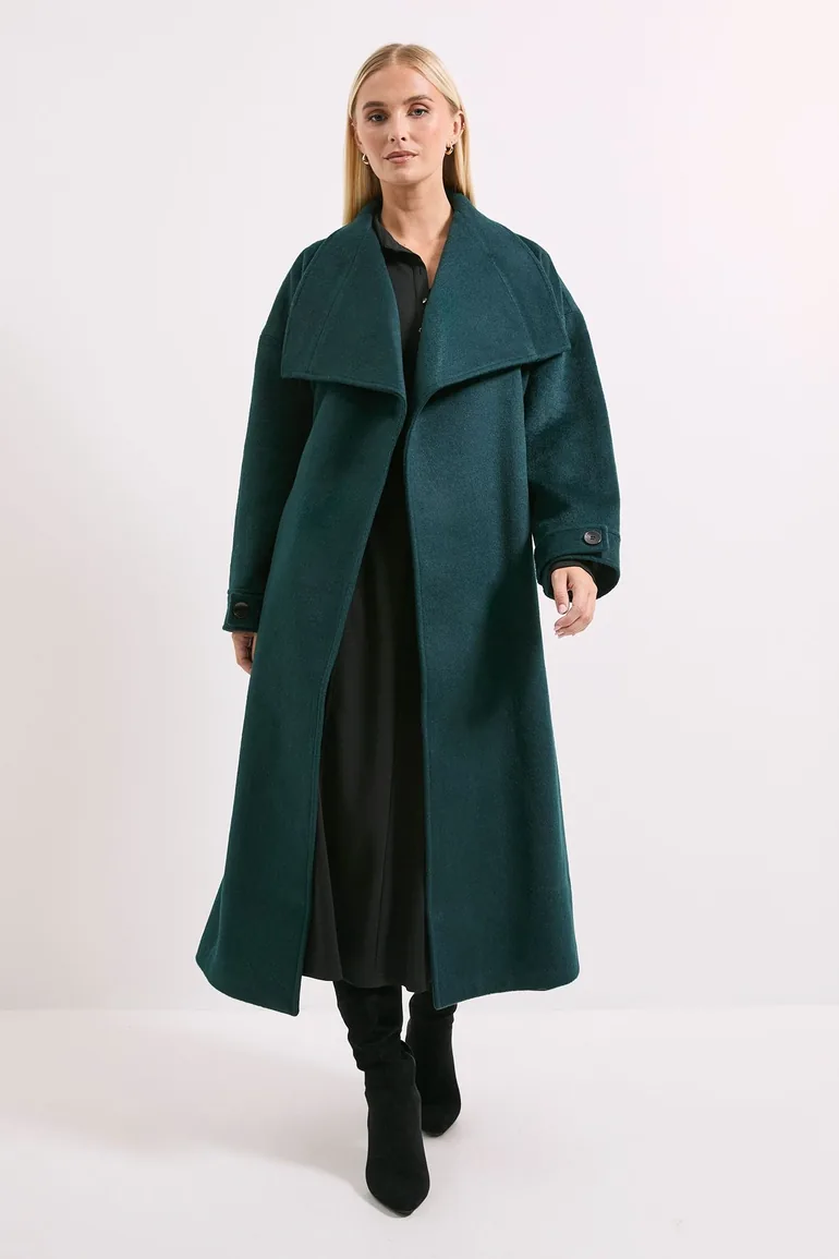 Principles by Wallis Collar Wrap Betled Coat