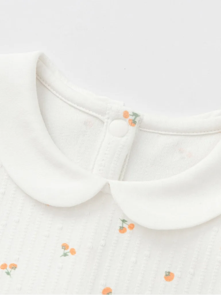 Girls' Long Sleeve Top With Collar - 5