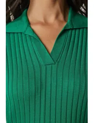 Sweater - Green - Regular fit - 4