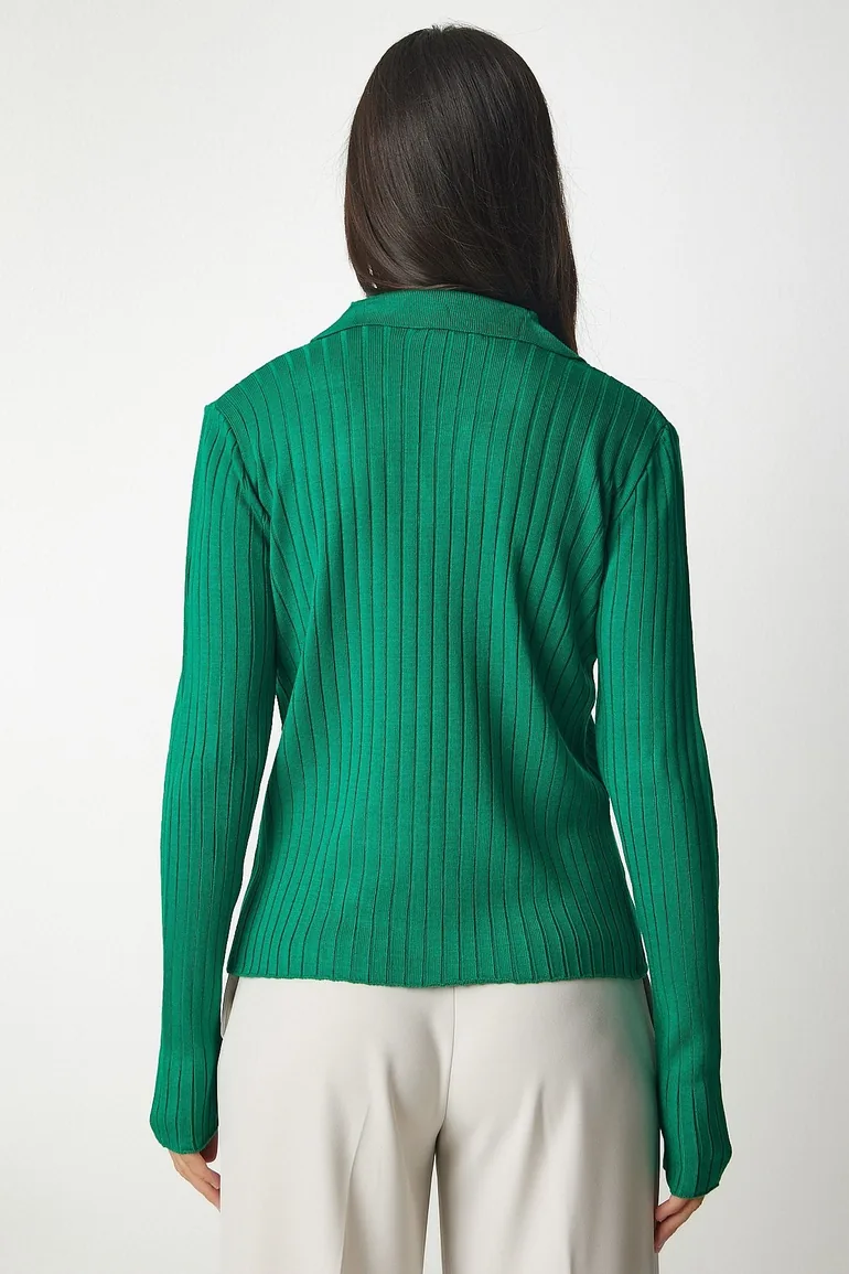 Sweater - Green - Regular fit - 3