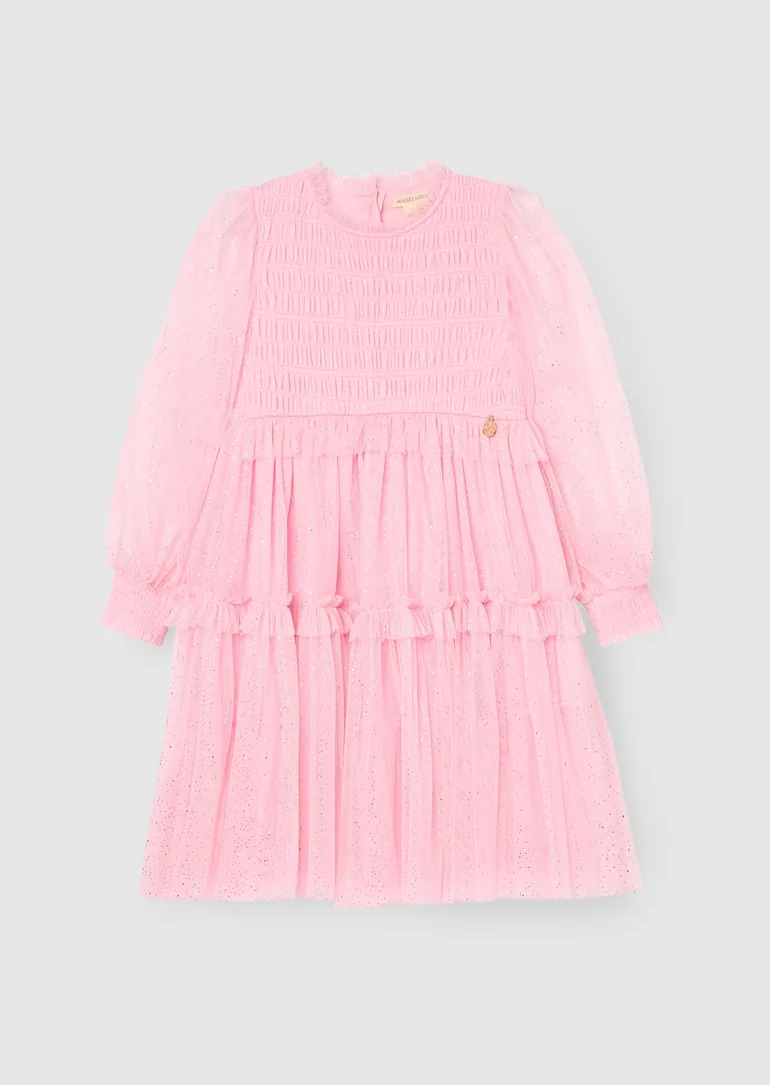Willow Pink Balloon Sleeve Boho Dress - Pink - 5