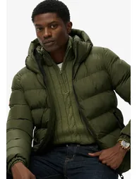 Sports Hooded Padded Jacket - 7