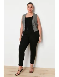 Plus Size Pants - Black - Skinny - 2
