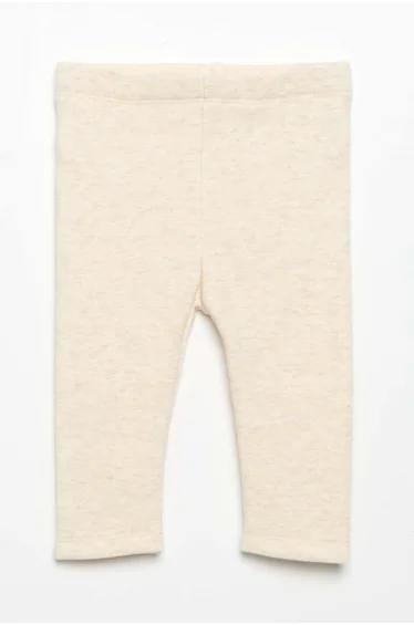 Fleece leggings BEIGE
