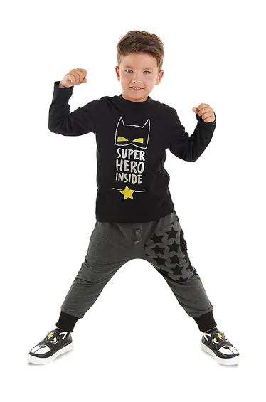 Super Hero Boy T-shirt Pants Set
