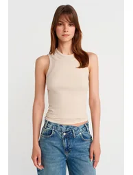 DILVIN Cotton Ribbed Crop Cami - 1