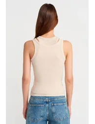DILVIN Cotton Ribbed Crop Cami - 2