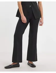 Black Bootcut Workwear Trousers - 3