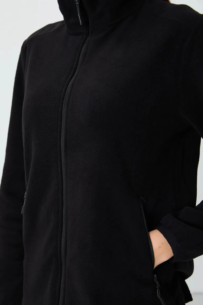 TOMMY Women's Plush Zip-Front Sweatshirt - 5