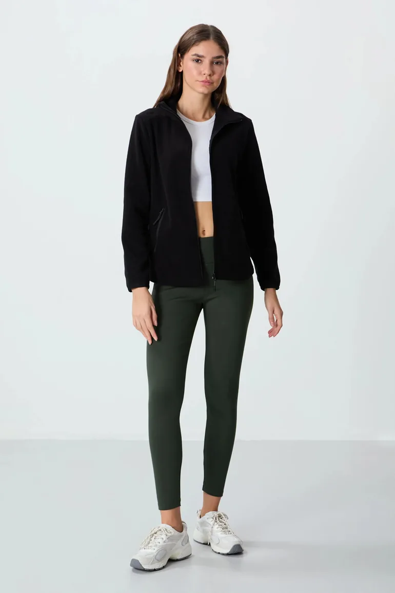 TOMMY Women's Plush Zip-Front Sweatshirt - 1