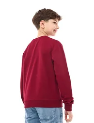 Victor and Jane Boys' Sweatshirt Maroon - 2