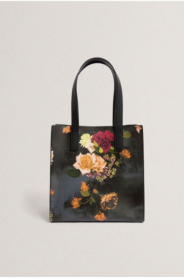 Floral Printed Small Icon Bag Black product thumbnail 2