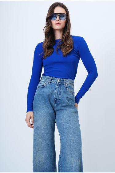 Women's saks bicycle collar basic