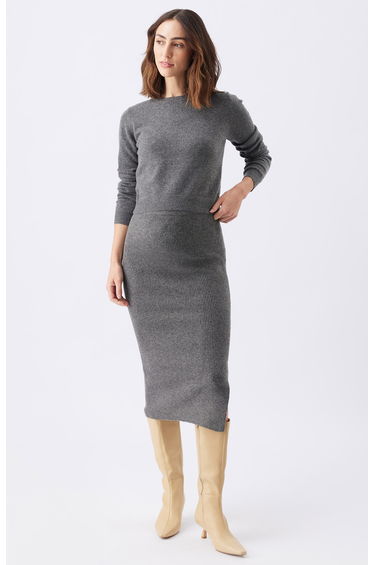 Dani Knit Maternity Skirt (Black)