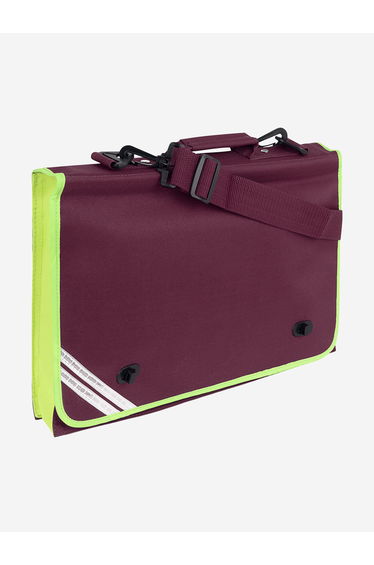 Zeco Kids School Hi-Viz Document Case in Purple (34cm)