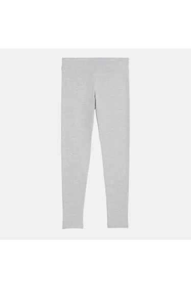 Girl's Puma Junior Essential Leggings in Grey