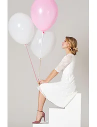 Arabella Wedding Dress Short Ivory - 2