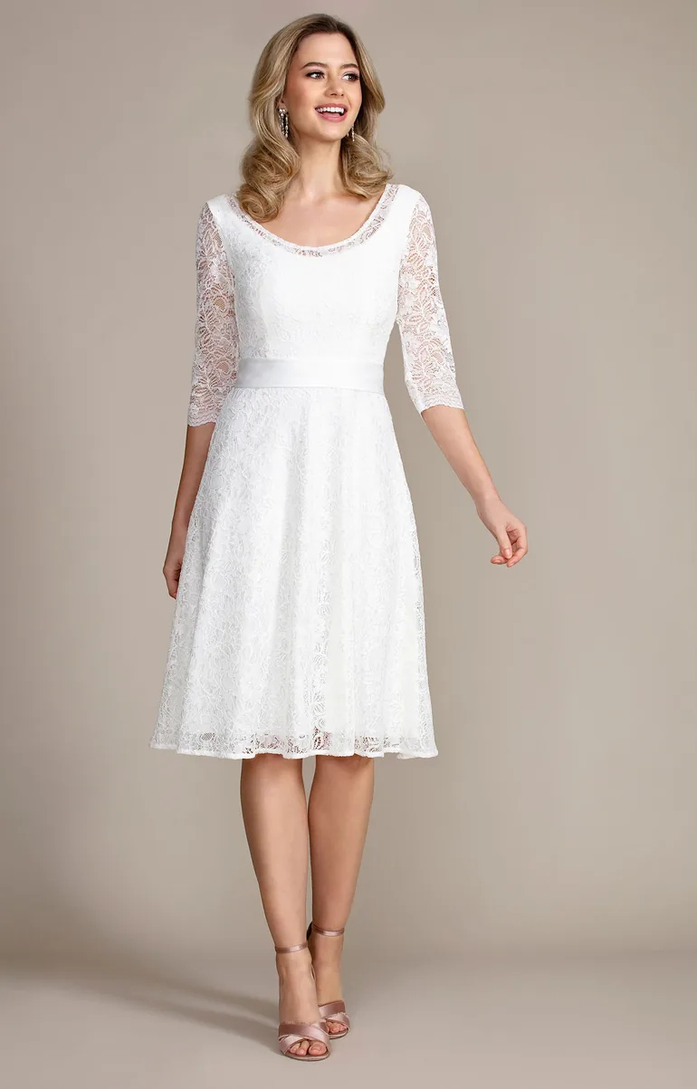 Arabella Wedding Dress Short Ivory - 3