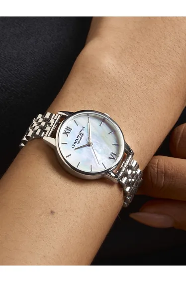 Olivia Burton Classic Bracelet Watch in Silver