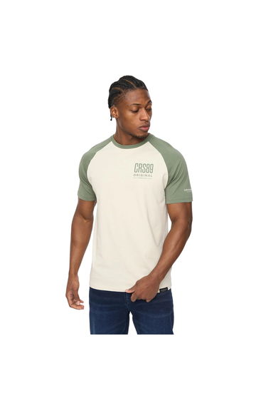 Crosshatch Mens Bretsby T-Shirt - Olive