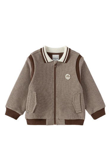 Boys' Zip-Up Jacket With Patch