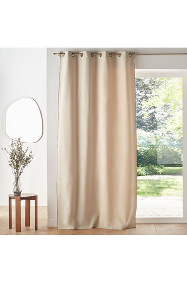 Figuera Chenille Effect Eyelet Curtain