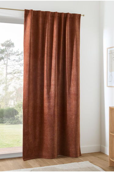 Nuria Corduroy Curtain with Hidden Tabs