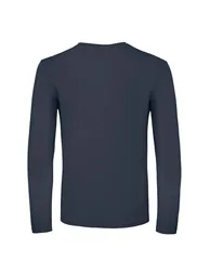 B&C Mens #E150 Long Sleeve T-Shirt - Navy - 1