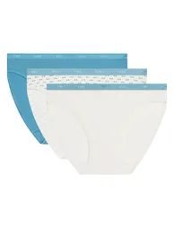 Pack of 3 Les Pockets Knickers in Stretch Cotton - 2