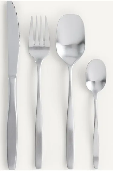 مستلزمات المائدة ايه ام. بي ام باللون الرمادي