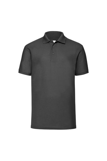 Jerzees Colours Mens Ultimate Cotton Short Sleeve Polo Shirt - Black