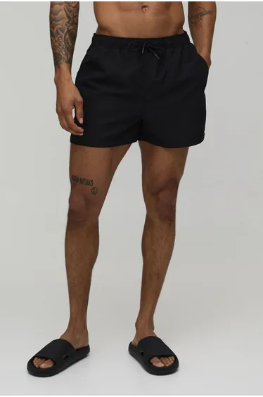 Short Length BM Autograph Swim Short - black