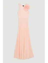 فستان ماكسي بكورسيج وردة - 4