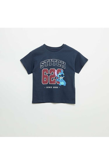 Disney 'Stitch' short-sleeved T-shirt BLUE
