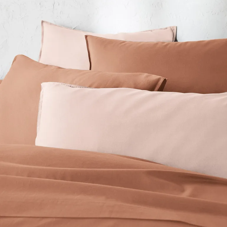 شرشف سرير قطن سادة - 4