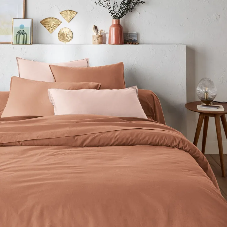 شرشف سرير قطن سادة - 3