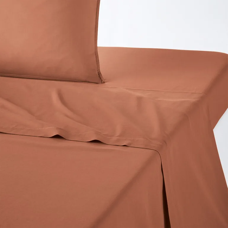 شرشف سرير قطن سادة