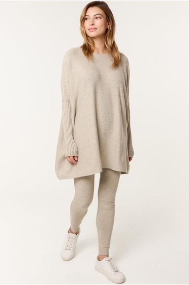 Scattered Studded Embellished Knitwear Set
