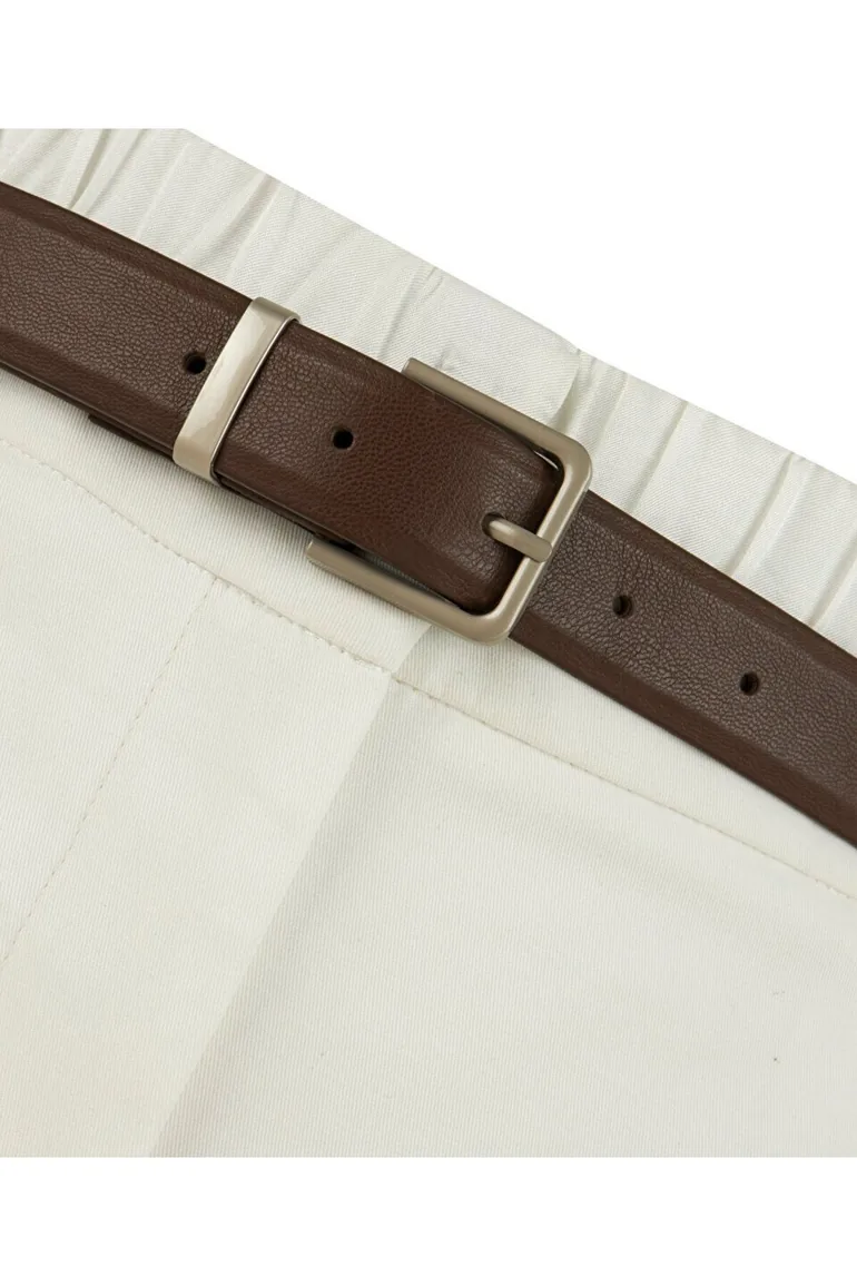 Short skirt with satin garnish - 3